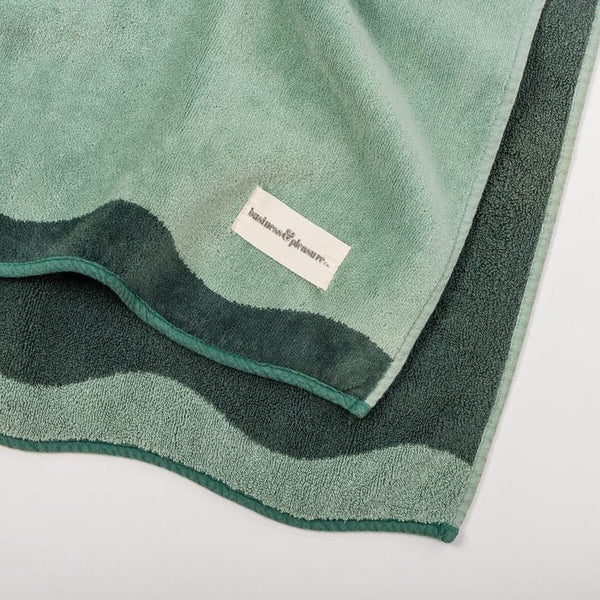 Business & Pleasure Holiday Beach Towel - 100% Cotton - Plastic Freedom