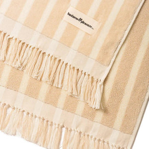 Business & Pleasure Holiday Beach Towel - 100% Cotton - Plastic Freedom