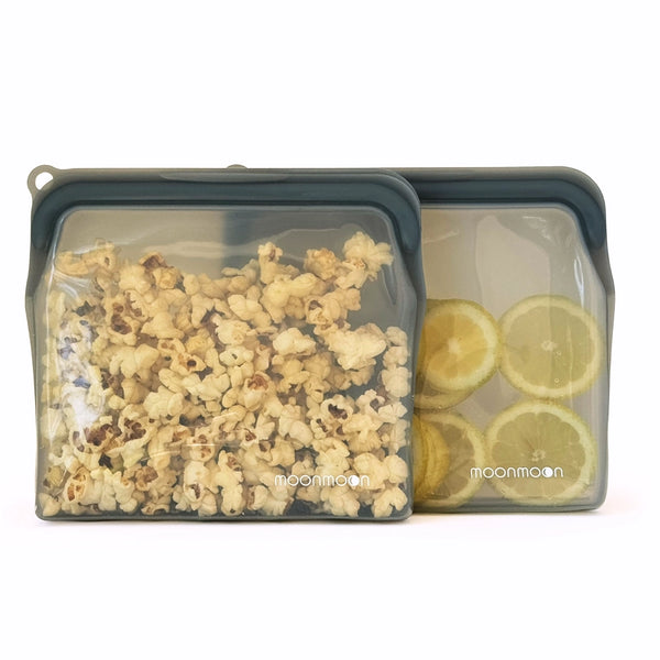 Moonmoon Reusable Silicone Food Bags Large - x2 Pack