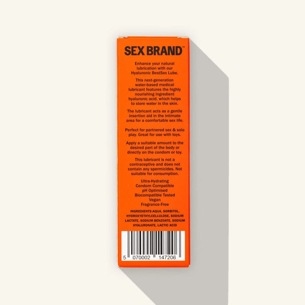 SEX BRAND™ Water-Based Hyaluronic Lube - 50ml