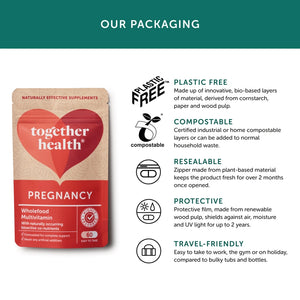 Together Health Vitamin Pregnancy Vegan & Organic Supplement x30 – Compostable Packet