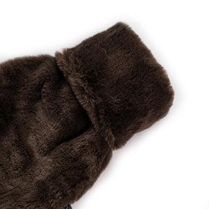 CosyPanda Natural Rubber Hot Water Bottle MINI - Recycled Faux Fur