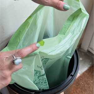 Eco Green Living Compostable Drawstring Bin Bags 40L - x25