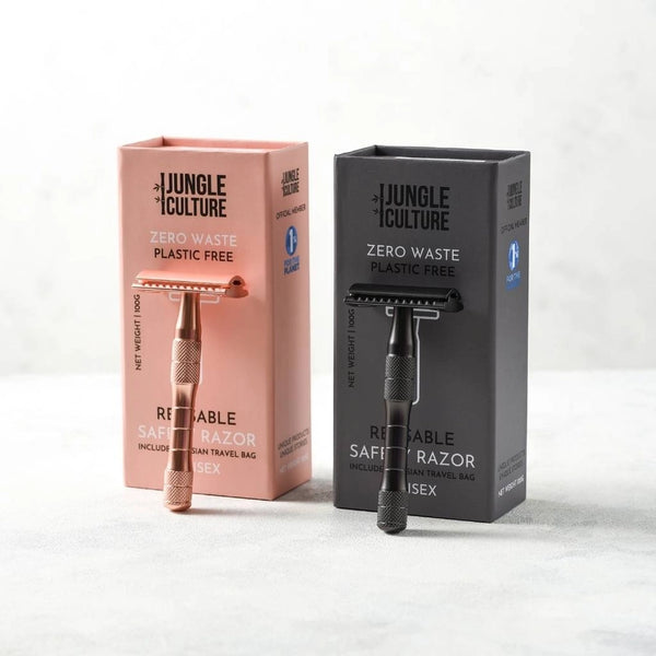 Jungle Culture Reusable Safety Razor + 10 Blades