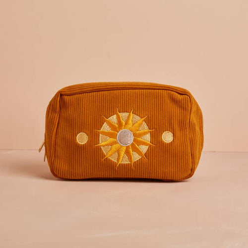 Cai & Jo Corduroy Makeup Bag - Plastic Freedom