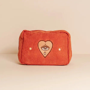 Cai & Jo Corduroy Makeup Bag - Plastic Freedom