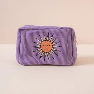 Cai & Jo Corduroy Makeup Bag - Plastic Freedom