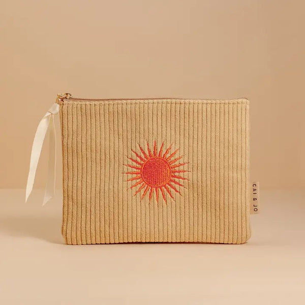 Cai & Jo Corduroy Pouch - Plastic Freedom