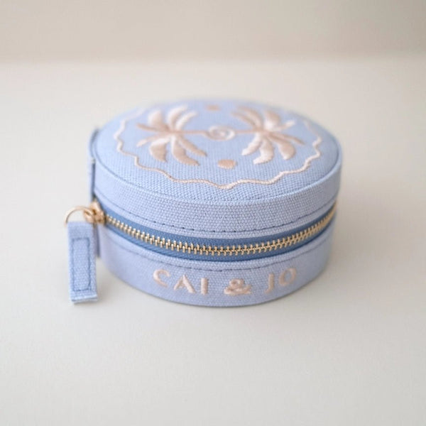 Cai & Jo Travel Linen Jewellery Case - Plastic Freedom