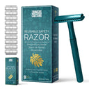 Jungle Culture Reusable Safety Razor + 10 Blades
