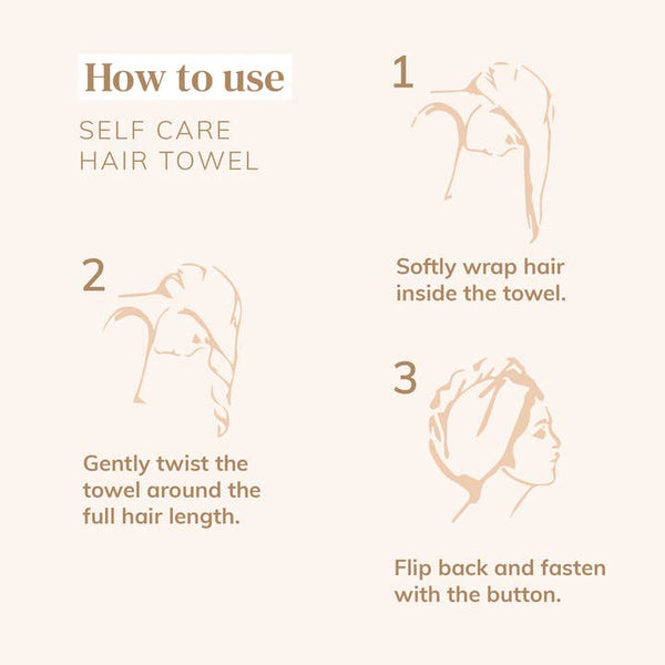 Abyssian Quick Dry Hair Towel - Recycled