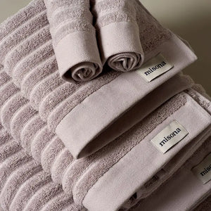 Misona Ribbed 100% GOTS Organic Cotton Face Cloth - x2