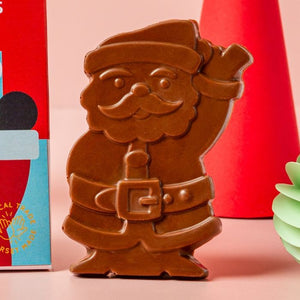 Chococo 47% Colombia Milk Chocolate Father Christmas - Plastic Free - Plastic Freedom