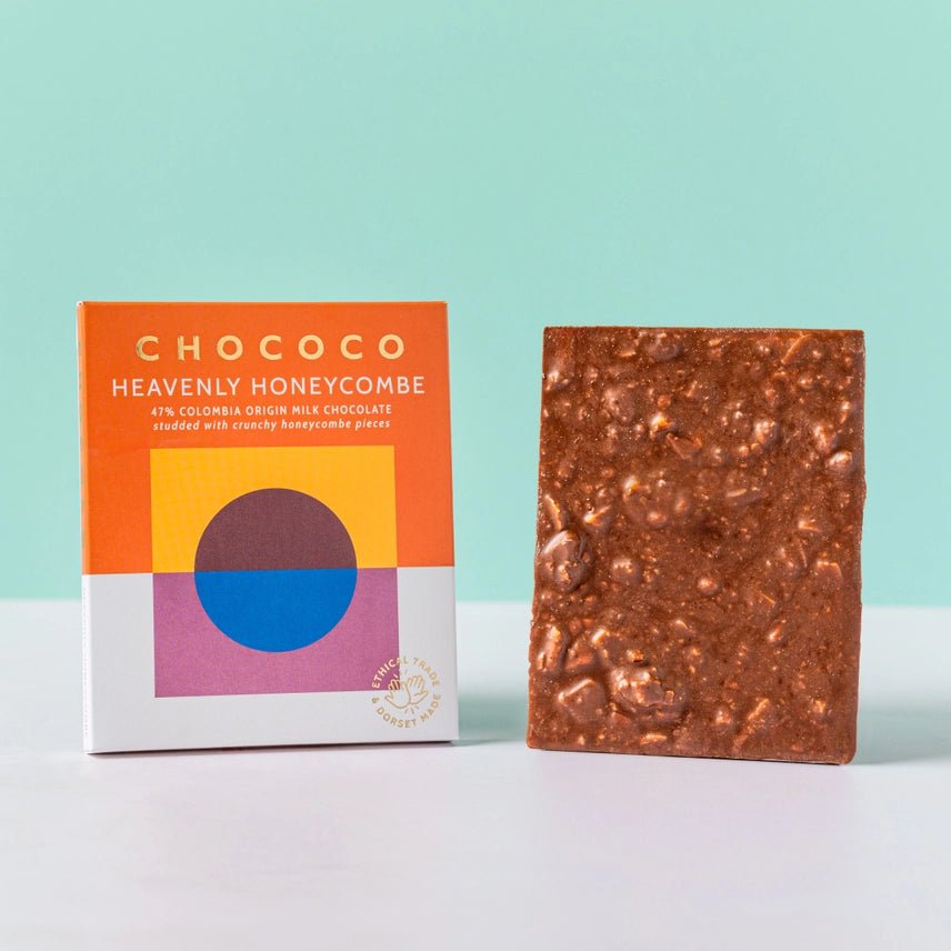 Chococo 47% Colombia Milk Chocolate Honeycombe - Plastic Free - Plastic Freedom