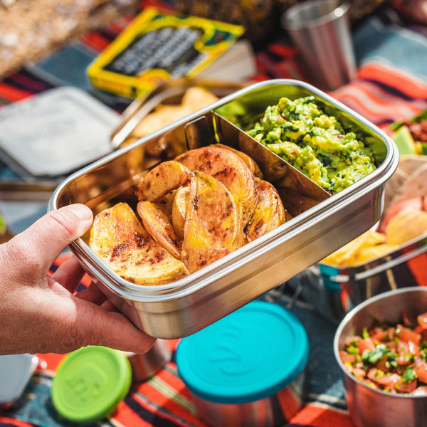 Elephant Box Clip & Seal Leakproof Stainless Steel Lunchbox - Medium