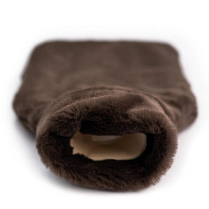 CosyPanda Natural Rubber Hot Water Bottle 2L - Recycled Faux Fur - Plastic Freedom