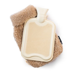 CosyPanda Natural Rubber Hot Water Bottle - Recycled Ocean Plastic Teddy - Plastic Freedom