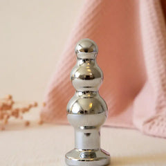 The Natural Love Company Lobelia Weighted Stainless-Steel Vibrating Butt Plug