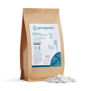 Georganics Toothpaste Tablets English Peppermint