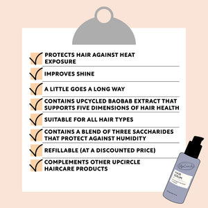 Upcircle Fermented Rice Water & Heat Protection Hair Serum