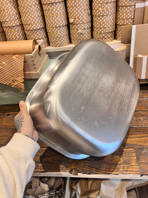 DAMAGED Elephant Box Stainless Steel Washing Up Bowl - Plastic Freedom