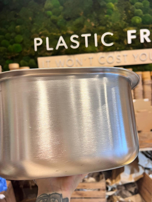 DAMAGED Elephant Box Stainless Steel Washing Up Bowl - Plastic Freedom