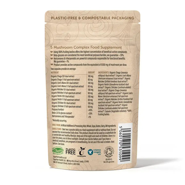 Together Health Mushroom 5 Blend 9300mg x30 – Compostable Packet