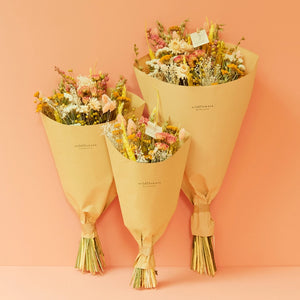 Wildflowers by Floriette Dried Flower Bouquet 50cm - Pink Lemonade