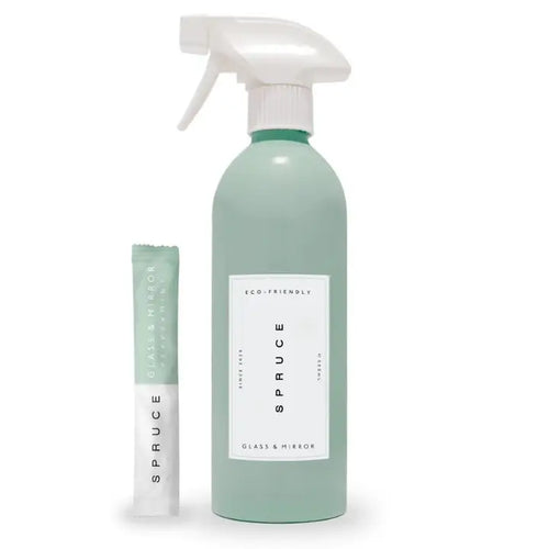 Spruce Refillable Glass & Mirror Cleaner - Organic Peppermint Essential Oil