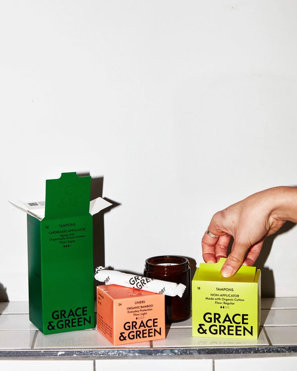 Grace & Green Non-Applicator Organic Tampons