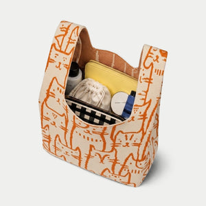 TOKEII Knitted Reusable Bag Medium - Recycled Polyester & Cotton Yarn
