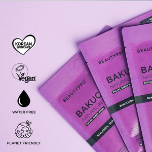 BEAUTYPRO 100% Compostable Sheet Face Mask - Bakuchiol