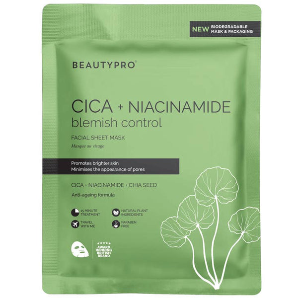 BEAUTYPRO 100% Compostable Sheet Face Mask Bundle - x6 Masks