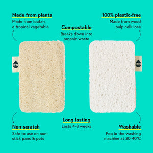 Seep Eco Sponge Scourers - 1 Year Supply