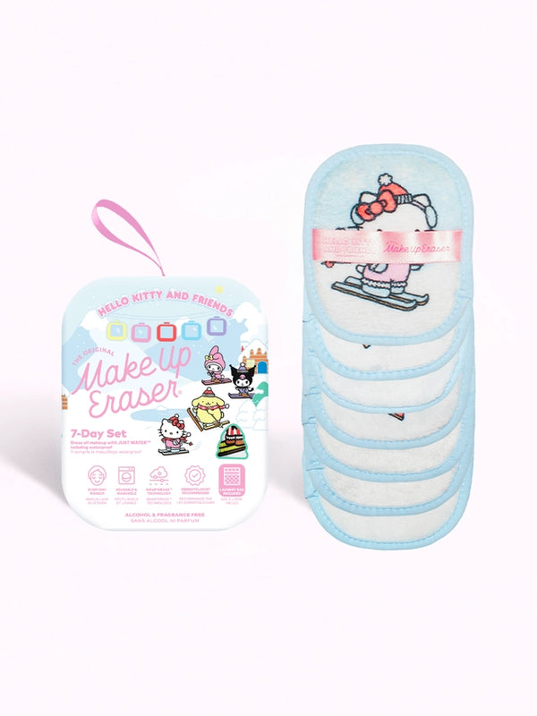 MakeUp Eraser Original Makeup Eraser 7 Day Set - Hello Kitty & Friends Ski Vacation © Sanrio