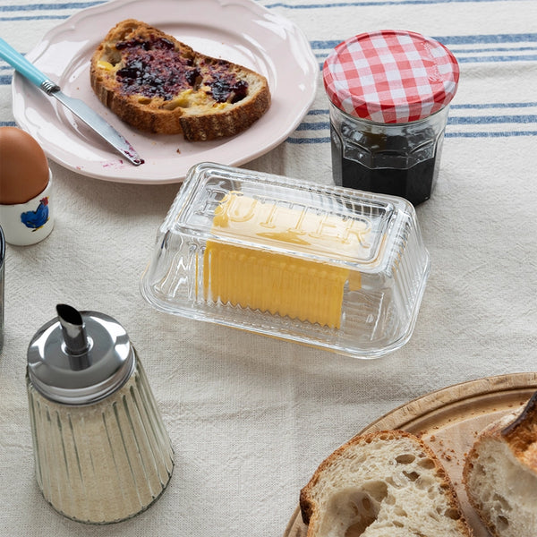 Rex Glass Butter Dish