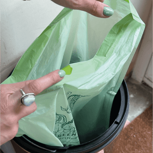 Eco Green Living Compostable Drawstring Bin Bags 40L - x25 - Plastic Freedom