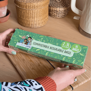 Eco Green Living Home Compostable Resealable Bags - Plastic Freedom
