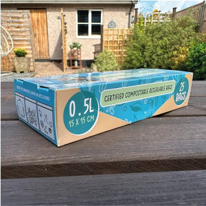 Eco Green Living Home Compostable Resealable Bags - Plastic Freedom