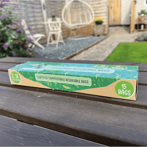 Eco Green Living Home Compostable Resealable Bags - Plastic Freedom
