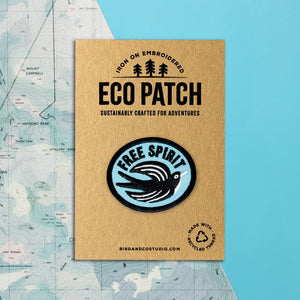 Eco Patch Recycled Embroidered Patch - Plastic Freedom