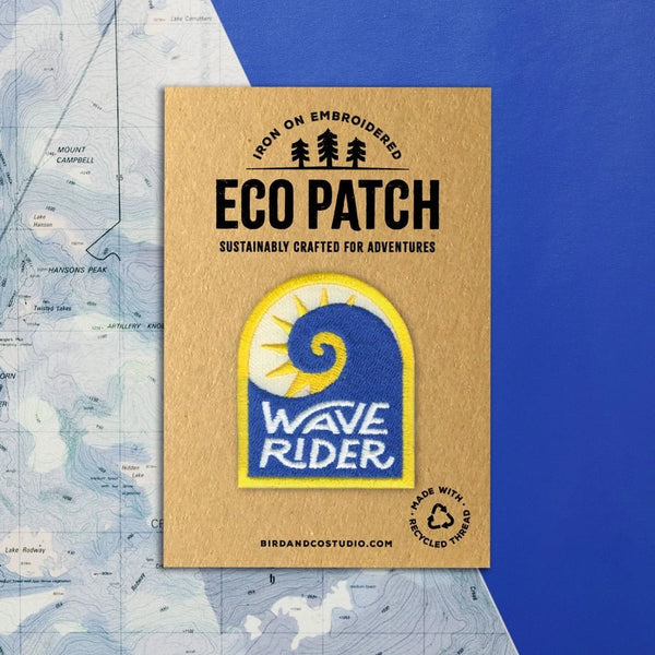 Eco Patch Recycled Embroidered Patch - Plastic Freedom