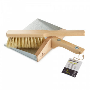 Eco Living Dust Pan & Brush Set With Magnets