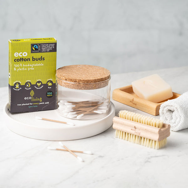Eco Living Organic & Fairtrade Cotton Buds - x100