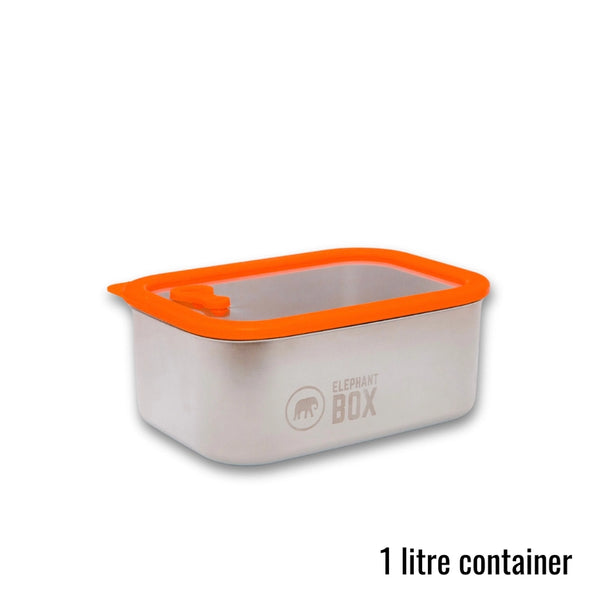 Elephant Box Prepare & Store Containers Orange