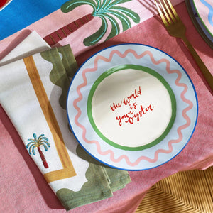 Eleanor Bowmer 100% Cotton Napkins - x4 Pack - Plastic Freedom