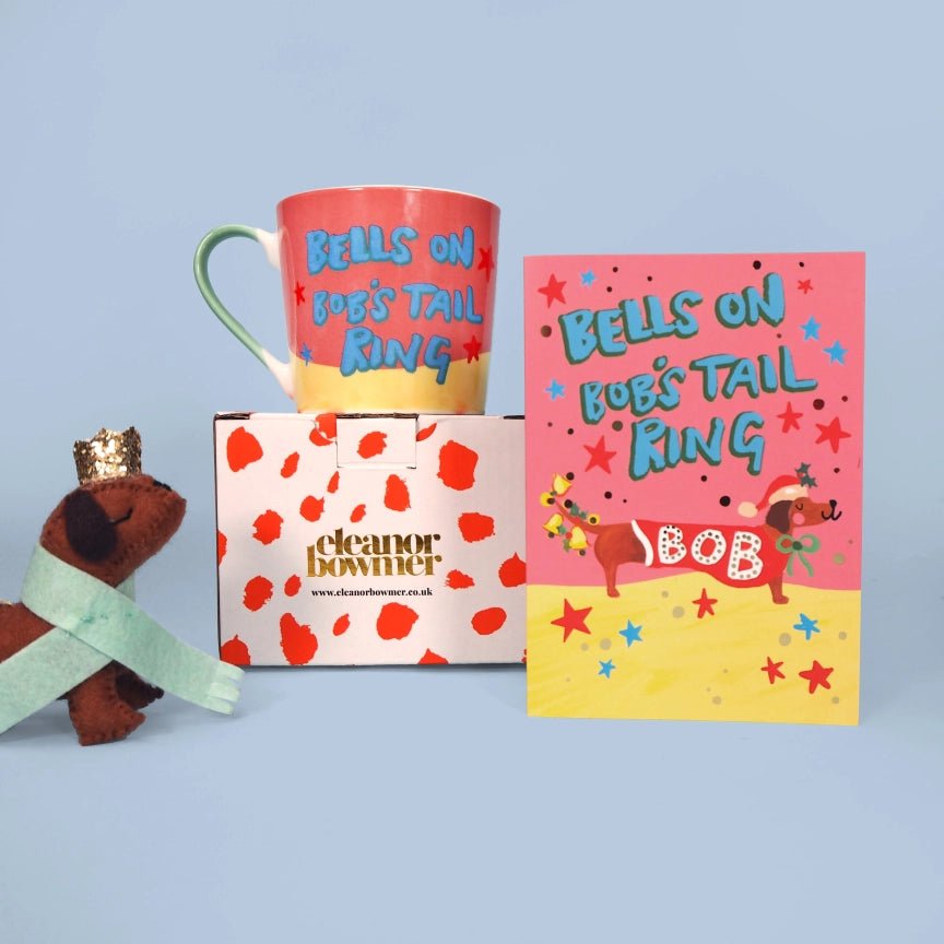 Eleanor Bowmer Bells on Bob Christmas Mug - Plastic Freedom