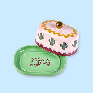 Eleanor Bowmer Electric Coast Butter Dish - Plastic Freedom