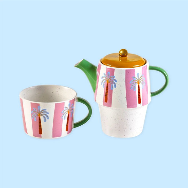 Eleanor Bowmer Electric Coast Palm Tea For One - Plastic Freedom