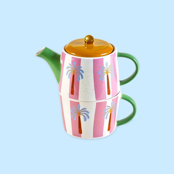 Eleanor Bowmer Electric Coast Palm Tea For One - Plastic Freedom